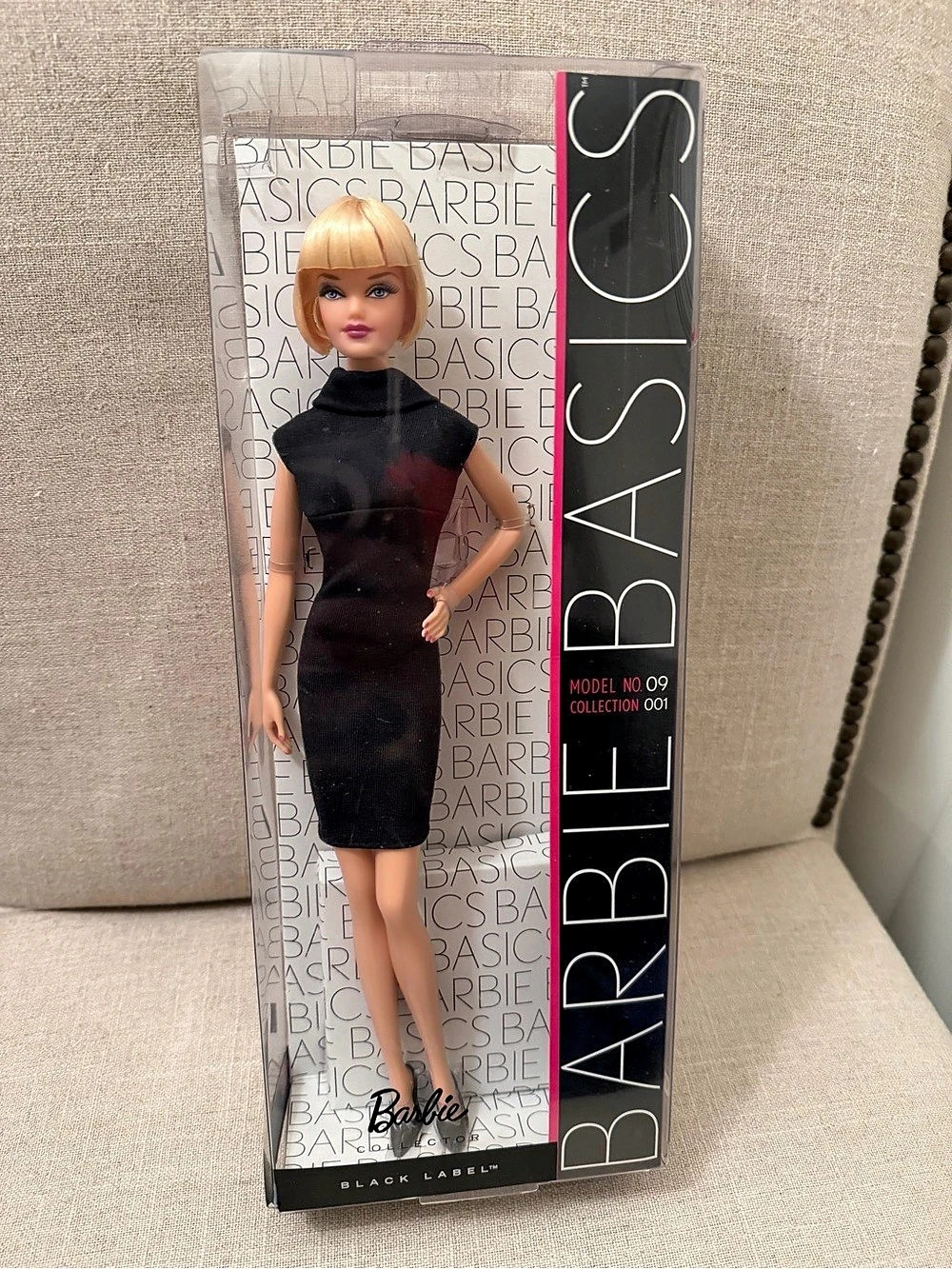 Barbie Basics Model No. 09 Black Label Doll in Black NWT